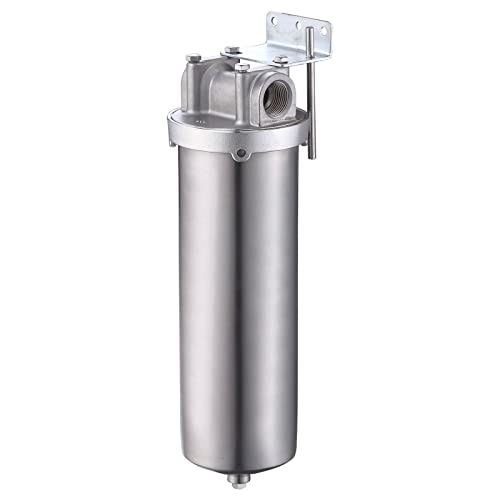 NSF ANSI 42 Certification 304Stainless Steel Filter Housing for 10