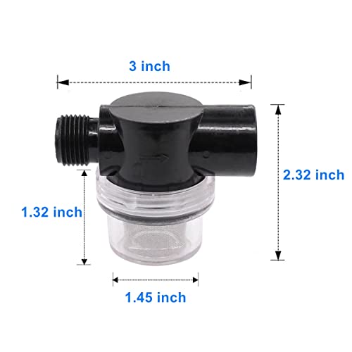 Twist On Pipe Water Pump Strainer (2 Count)
