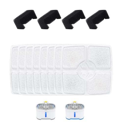Cubic Cat Water Fountain Filter 8 Filters + 4 Sponges