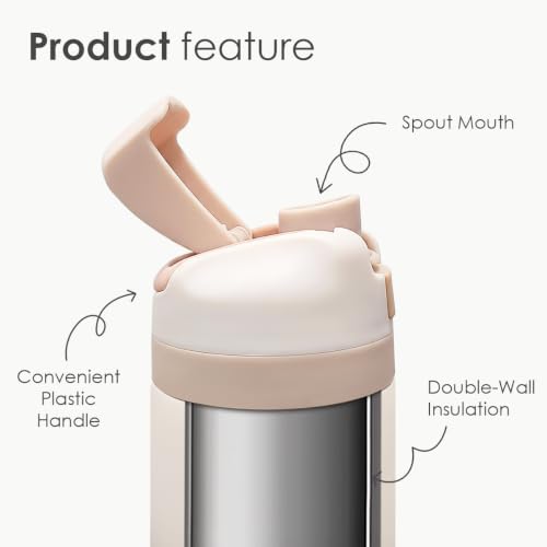 Horse Insulated Stainless Steel Water Bottle with Straw for Sports and Travel 24 Ounces for Women Girls Friends Teens Birthday