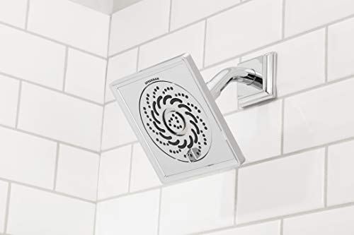S-5002-E2 Rainier Exhilaration High Pressure Fixed Shower Head, 2 GPM, Polished Chrome