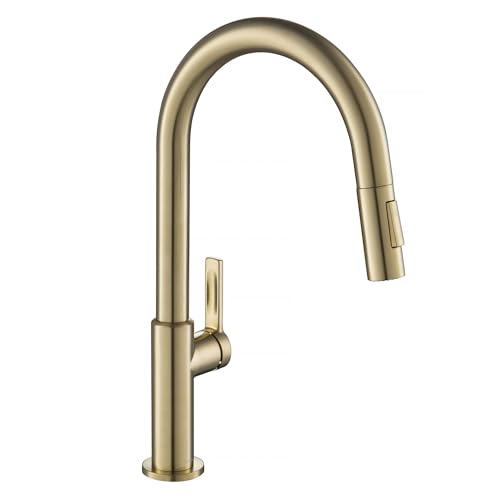 Champagne Bronze Pull Down Kitchen Faucet KPF
