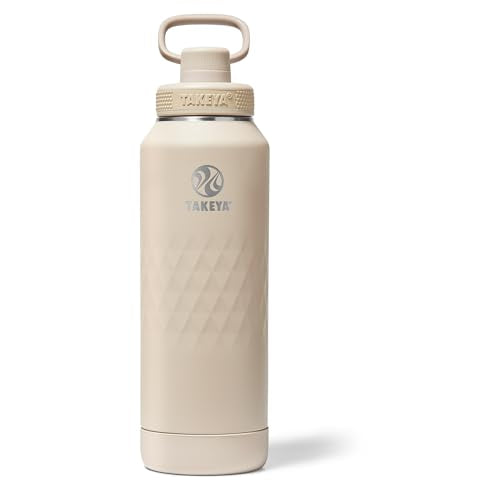 Sport Triple Insulated Water Bottle with Spout Lid and Ice Blocker
