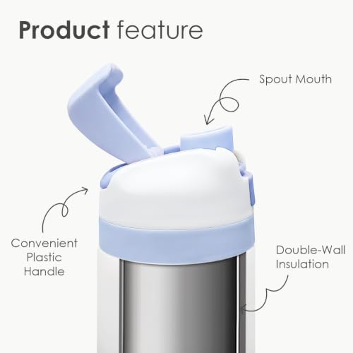 Cat Insulated Stainless Steel Water Bottle with Straw for Sports and Travel 24 Ounces for Women Girls Friends Teens Birthday