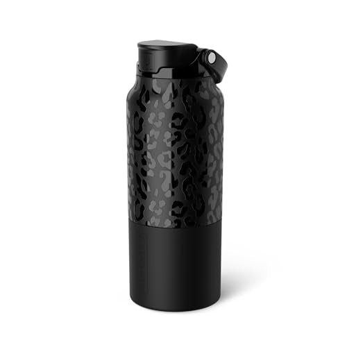Rise 35oz Water Bottle With 100% Leakproof Covered Silicone Straw