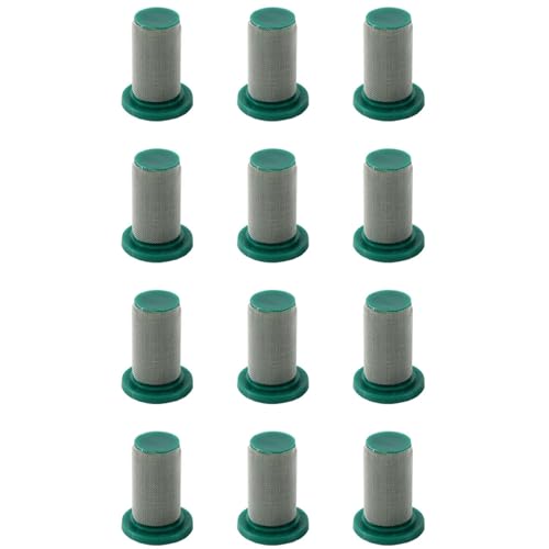 12 Packs Stainless Steel Strainer Spraying Nozzle Mesh Filter with Anti (12 Count)