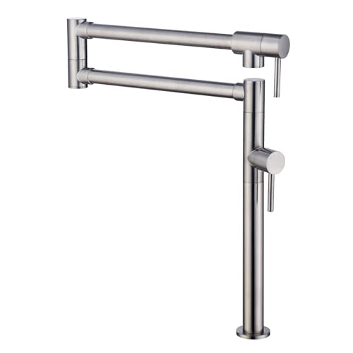 Brass Pot Filler Faucet Deck Mount