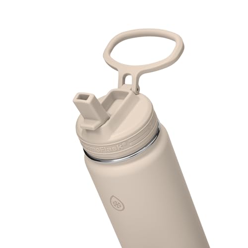 Insulated Water Bottle with Straw Lid