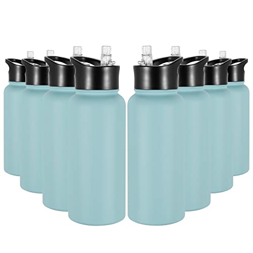 32 oz Insulated Water Bottle Bulk 8 Pack (8 Count)