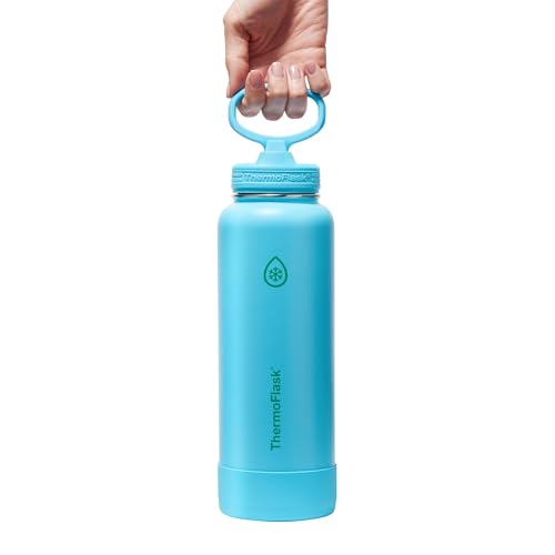 Insulated Water Bottle with Straw Lid