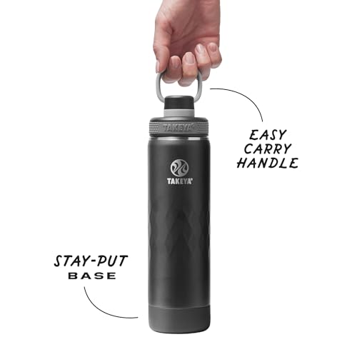 Sport Triple Insulated Water Bottle with Spout Lid and Ice Blocker