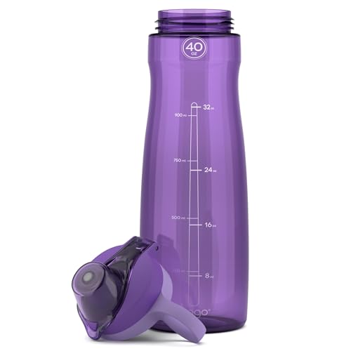 BPA Free Tritan Plastic Water Bottle with Chug Lid