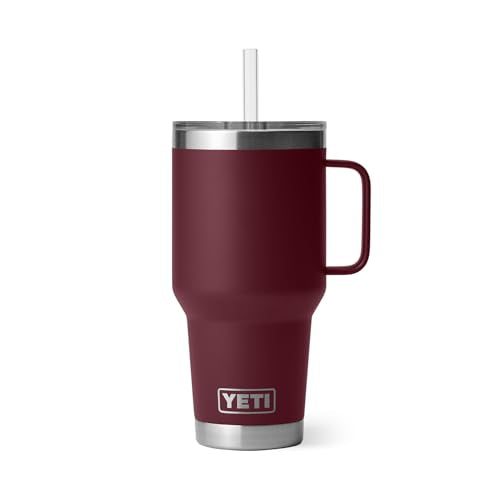 Rambler 35 oz Tumbler with Handle and Straw Lid
