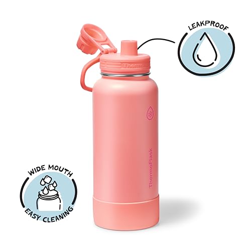 Insulated Water Bottle with Spout Lid