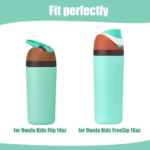 2PCS Protective Boot Compatible with Owala Kids Water Bottle 16 oz &14 oz