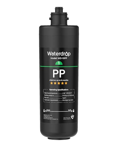 WD 10PP Water Filter Replacement for Waterdrop TSA & TSB & TSA