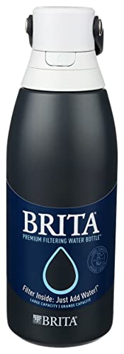 Brita Stainless Steel Water Bottle with Filter Carbon 32oz