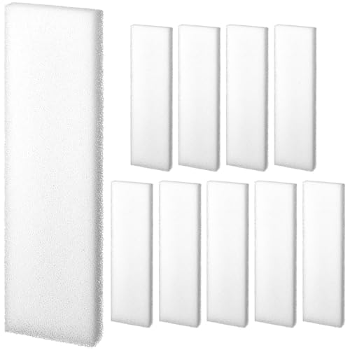 10 Pcs Filter Pad Compatible with Fluval U4 Underwater Sponge Aquarium Filter Media Replacement Accessories Compatible for Aquarium (10 Count)