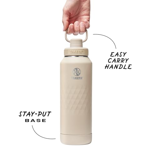 Sport Triple Insulated Water Bottle with Spout Lid and Ice Blocker