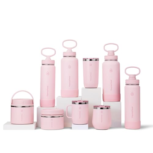 Insulated Water Bottle with Straw Lid