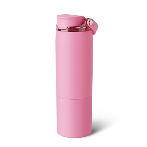 Rise 25oz Water Bottle With 100% Leakproof Covered Silicone Straw