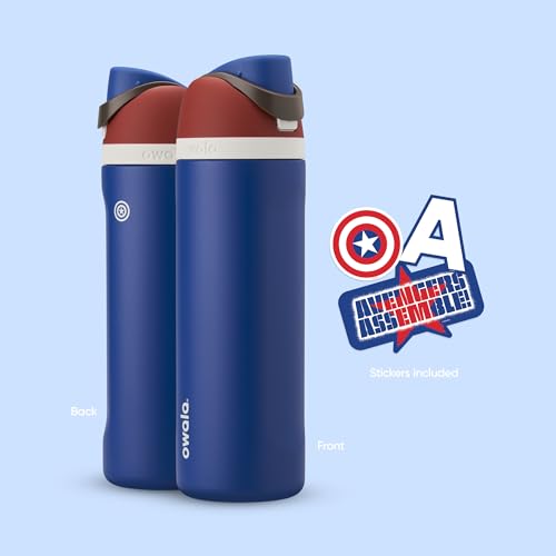 Marvel FreeSip Stainless Steel Water Bottle 24 oz Captain America