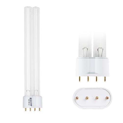 2 Pack 18 Watts UV Light Bulb Replacement UV Light for Pond Clarifier for Outdoor Ponds 4 (2 Count)