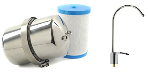 Aquaversa Model MP750 Drinking Water System With Below Sink Kit and Chrome Faucet