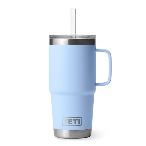 Rambler 25 oz Tumbler with Handle and Straw Lid