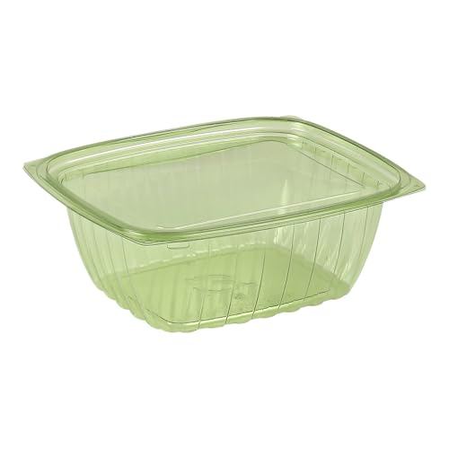 Compostable 32oz Rectangular Deli Containers With Lids (50 Count)