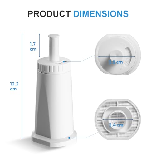 Water Filter for Breville Barista Touch Espresso Machine BES880 (6 Count)