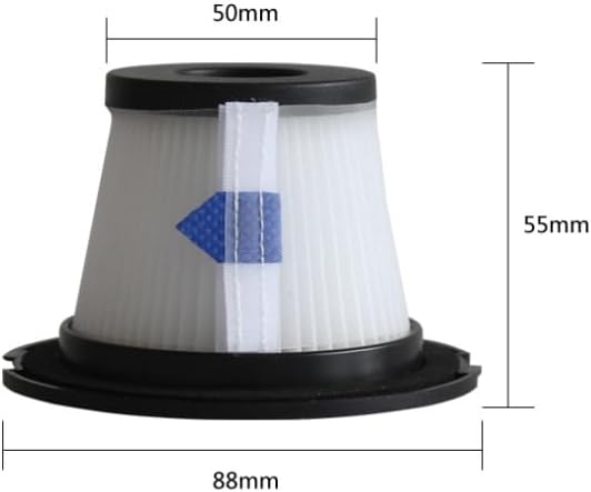 Vacuum Replacement Filter, 4pcs Vacuum Cleaner Replacement Filters Washable Vacuum Filter Detachable Filter Accessory for MooSoo K17 INSE N6S - AquaVibe