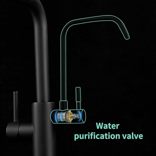 Kitchen Faucets with Water Filter and Pull Down Sprayer