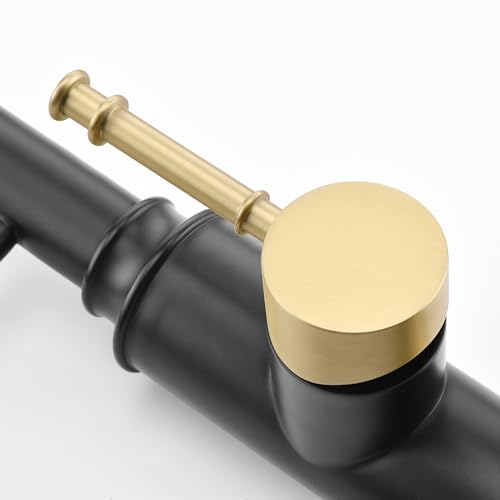 Pull Out Spring Sprayer Kitchen Sink Faucet with 360° Rotating Spout and Single Level Handle