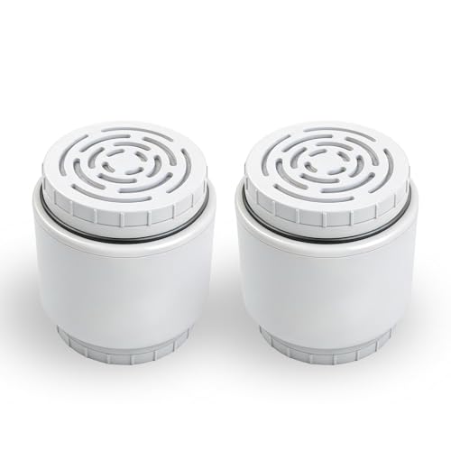 2 Pack White Filter Cartridge Compatible with AquaBliss SF400