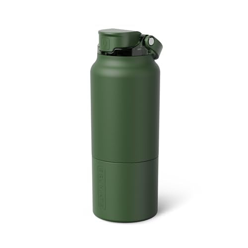 Rise 35oz Water Bottle With 100% Leakproof Covered Silicone Straw