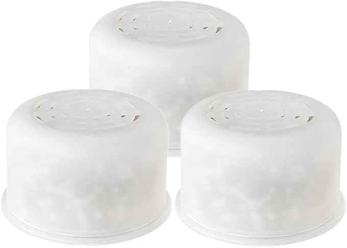 3-Pack Replacement Shower Filter Cartridge Compatible with Canopy® Handheld and Fixed Filtered Showerhead,Water Softener Filter for Hard Water Reduce Chlorine and Harmful Substances