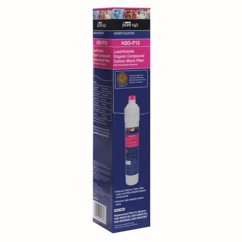 H2O F13 Pure H2O LVOC Carbon Block Replacement Filter 13"