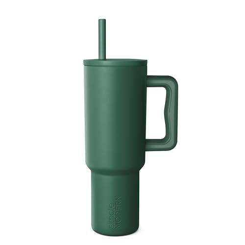 40oz Leak Proof Ceramic Lined Tumbler with Handle