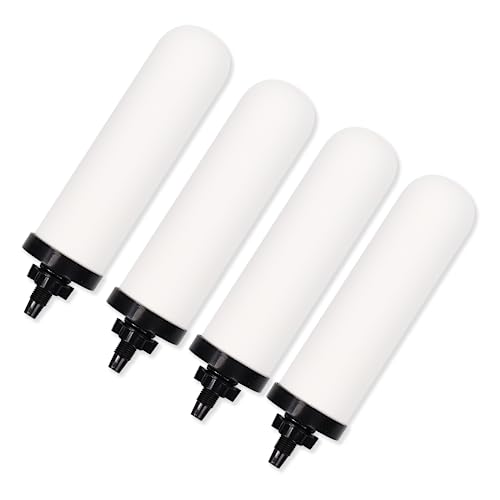 4 PACK 7" Gravity Drinking Water Ceramic Replacement Candle Filter
