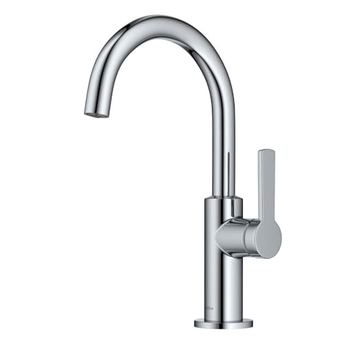 Oletto Single Handle Kitchen Bar Faucet in Chrome