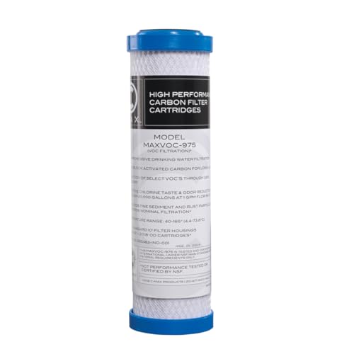 Watts Flow Pur 10" VOC Carbon Block Filter 1 Micron RV Inline Improve Taste