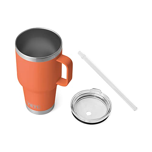 Rambler 35 oz Tumbler with Handle and Straw Lid