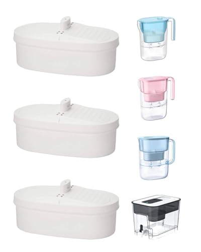 WD-PF-01A Plus Replacement Filter Fit for Water-Drop Pitcher (3 Count)