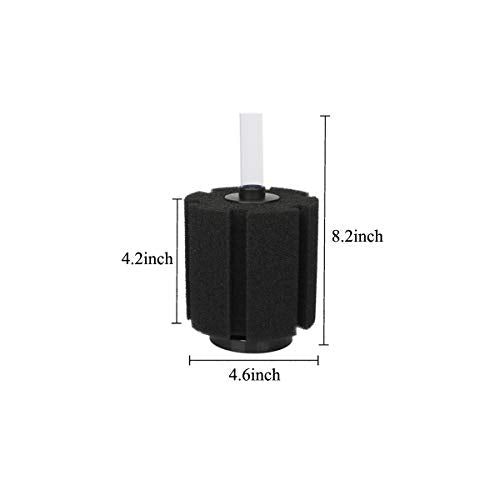 4 Pcs Large Aquarium Sponge Filter for 40 (4 Count)