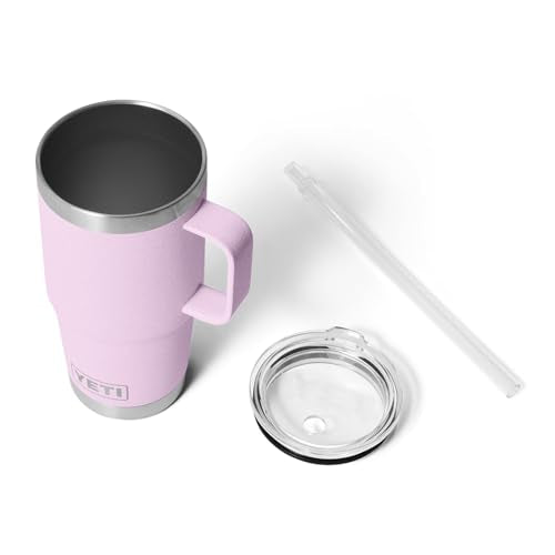 Rambler 25 oz Tumbler with Handle and Straw Lid