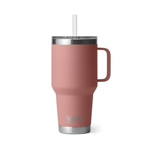 Rambler 35 oz Tumbler with Handle and Straw Lid