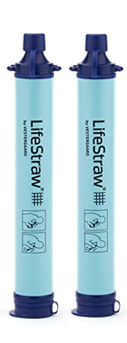 Personal Water Filter for Hiking (2 Count)