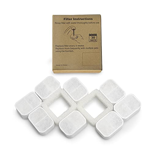 10 Pack Cat Water Fountain Replacement F (10 Count)