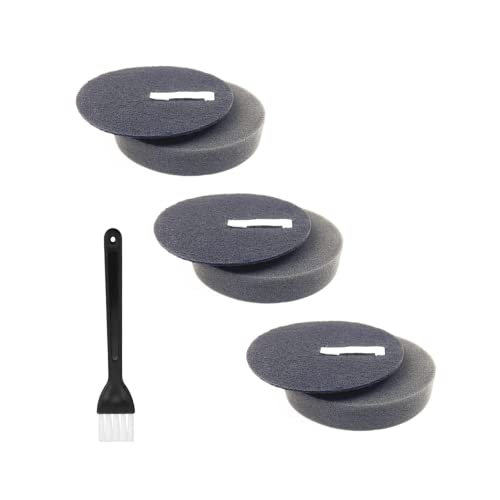 Vacuum Cleaner Filter Replacement Part Compatible With Bissell CleanView Rotating Pet Vertical vacuum 2252 2486 2489 2254 22543 24899 27909 1214 Motor Filter Replacement Part Number #1608225 (3 Count)